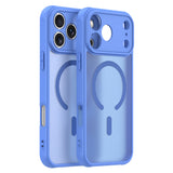 Husa de protectie Techsuit HaloFrost II MagSafe compatibil cu iPhone 17 Pro, Albastru Cer