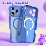 Husa de protectie Techsuit HaloFrost II MagSafe compatibil cu iPhone 17 Pro, Albastru Cer
