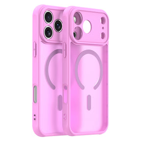 Husa de protectie Techsuit HaloFrost II MagSafe compatibil cu iPhone 17 Pro, Roz