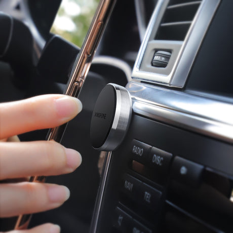 Suport Borofone Plane (BH7), for Dashboard, Magnetic, Aluminum Alloy, Negru