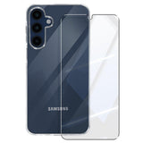 Folie de protectie 3mk ComfortDuo Glass + Case compatibil cu Samsung Galaxy A36 5G / A56 5G, Transparent