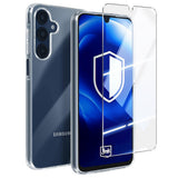 Folie de protectie 3mk ComfortDuo Glass + Case compatibil cu Samsung Galaxy A36 5G / A56 5G, Transparent