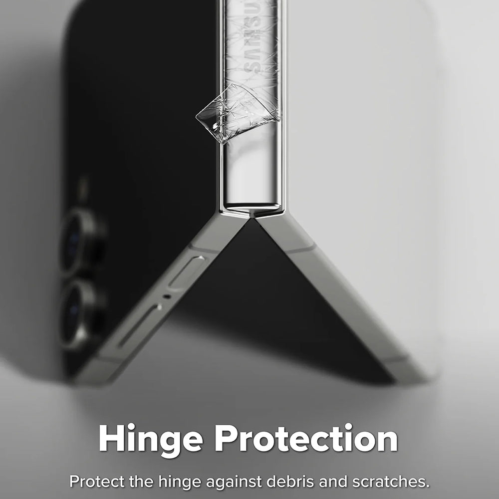 Folie de protectie Ringke Hinge Dual Easy Pro Film (set de 2) compatibil cu Samsung Galaxy Z Flip7, Transparent
