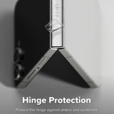 Folie de protectie Ringke Hinge Dual Easy Pro Film (set de 2) compatibil cu Samsung Galaxy Z Flip7, Transparent