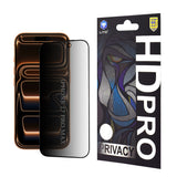 Folie de protectie Lito HD Pro Privacy compatibil cu iPhone 17 Pro Max, Negru