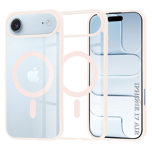 Husa de protectie Techsuit MagSafe Pro compatibil cu iPhone 17 Air, Nude Pink