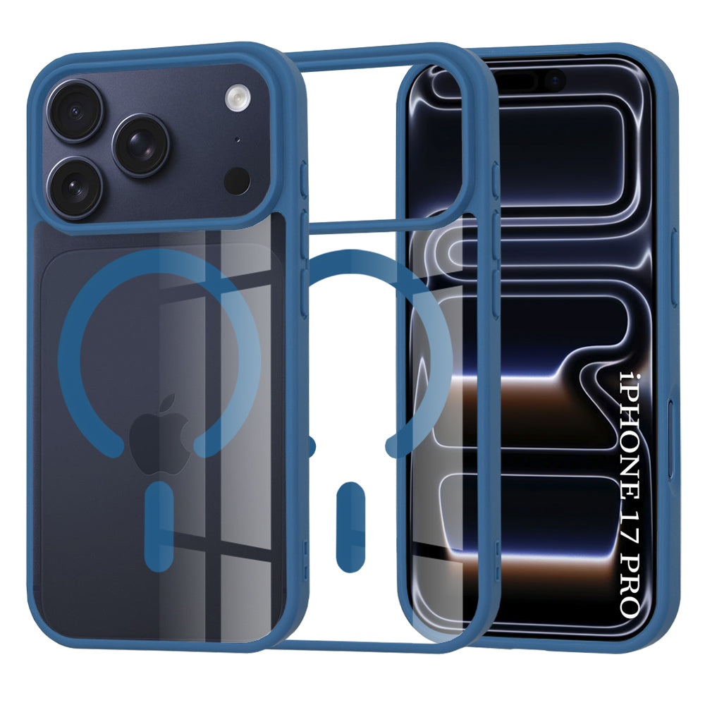 Husă Techsuit MagSafe Pro albastră pentru iPhone 17 Pro