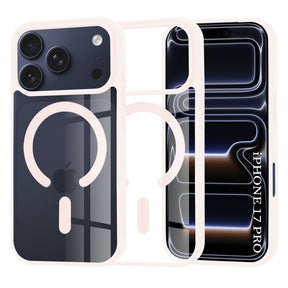 Husa de protectie Techsuit MagSafe Pro compatibil cu iPhone 17 Pro, Nude Pink