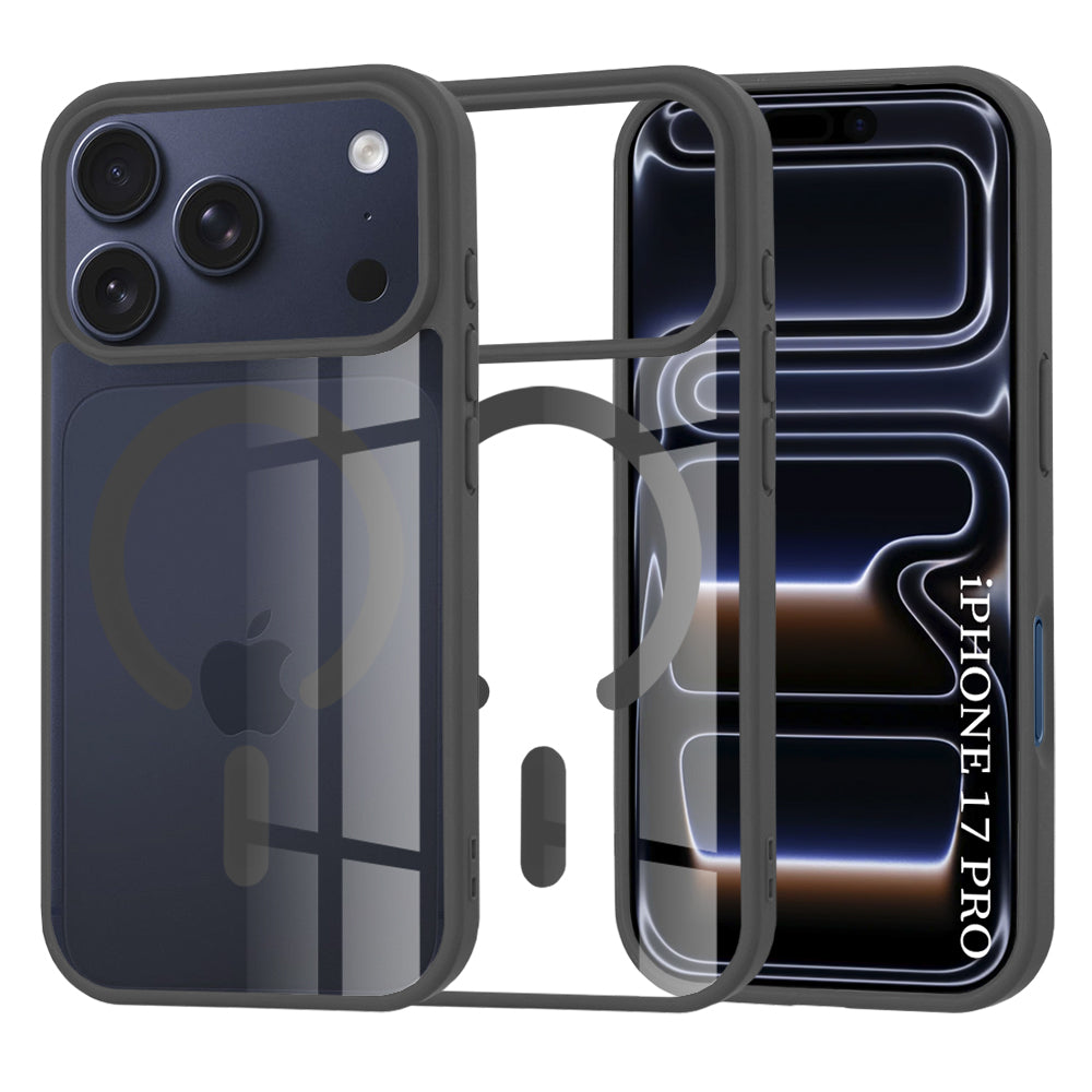 Husa de protectie Techsuit MagSafe Pro compatibil cu iPhone 17 Pro, Negru