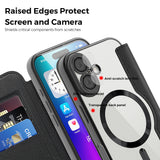 Husa de protectie Techsuit SmartMag Book compatibil cu iPhone 17, Verde