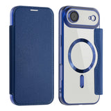 Husa de protectie Techsuit SmartMag Book compatibil cu iPhone 17 Air, Albastru