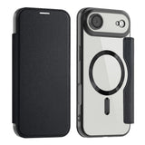 Husa de protectie Techsuit SmartMag Book compatibil cu iPhone 17 Air, Negru