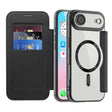 Husa de protectie Techsuit SmartMag Book compatibil cu iPhone 17 Air, Negru