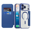 Husa de protectie Techsuit SmartMag Book compatibil cu iPhone 17 Pro Max, Albastru