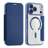 Husa de protectie Techsuit SmartMag Book compatibil cu iPhone 17 Pro Max, Albastru