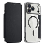 Husa de protectie Techsuit SmartMag Book compatibil cu iPhone 17 Pro Max, Negru