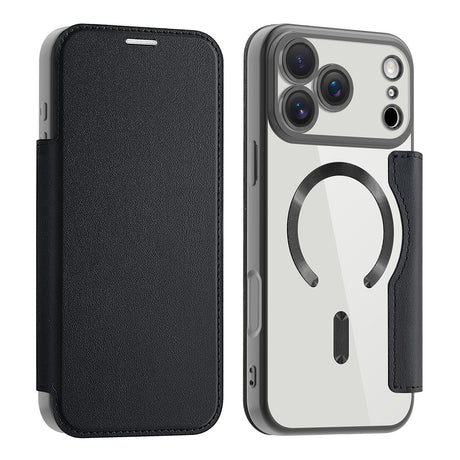 Husa de protectie Techsuit SmartMag Book compatibil cu iPhone 17 Pro Max, Negru