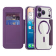 Husa de protectie Techsuit SmartMag Book compatibil cu iPhone 17 Pro, Mov