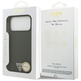 Husa de protectie Guess Silicone Triangle Logo MagSafe (GUHMP17XSCTRLMA) compatibil cu iPhone 17 Pro Max, Kaki