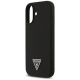 Husa de protectie Guess Silicone Triangle Logo MagSafe (GUHMP17SSCTRLMK) compatibil cu iPhone 17, Negru
