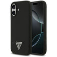 Husa de protectie Guess Silicone Triangle Logo MagSafe (GUHMP17SSCTRLMK) compatibil cu iPhone 17, Negru