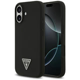 Husa de protectie Guess Silicone Triangle Logo MagSafe (GUHMP17SSCTRLMK) compatibil cu iPhone 17, Negru