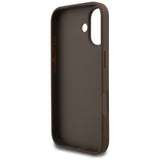 Husa de protectie Guess Hardcase 4G Classic (GUHCP17SG4GFBR) compatibil cu iPhone 17, Maro
