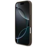 Husa de protectie Guess Hardcase 4G Classic (GUHCP17SG4GFBR) compatibil cu iPhone 17, Maro