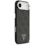 Husa de protectie Guess Hardcase 4G Triangle Logo MagSafe (GUHMP17MP4TSRCMK) compatibil cu iPhone 17 Air, Negru