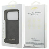 Husa de protectie Guess Hardcase 4G Classic (GUHCP17LG4GFGR) compatibil cu iPhone 17 Pro, Negru