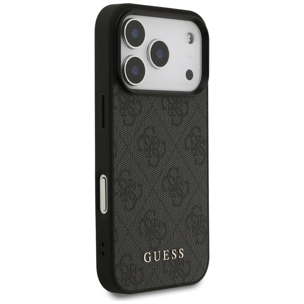 Husa de protectie Guess Hardcase 4G Classic (GUHCP17LG4GFGR) compatibil cu iPhone 17 Pro, Negru