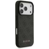 Husa de protectie Guess Hardcase 4G Classic (GUHCP17LG4GFGR) compatibil cu iPhone 17 Pro, Negru