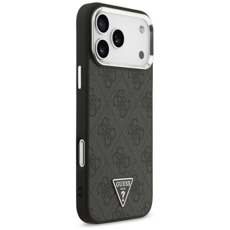 Husa de protectie Guess Hardcase 4G Triangle Logo MagSafe (GUHMP17XP4TSRCMK) compatibil cu iPhone 17 Pro Max, Negru