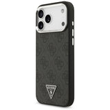 Husa de protectie Guess Hardcase 4G Triangle Logo MagSafe (GUHMP17XP4TSRCMK) compatibil cu iPhone 17 Pro Max, Negru