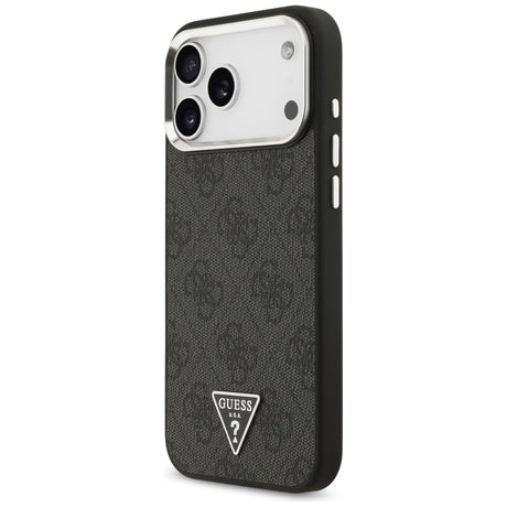 Husa de protectie Guess Hardcase 4G Triangle Logo MagSafe (GUHMP17XP4TSRCMK) compatibil cu iPhone 17 Pro Max, Negru