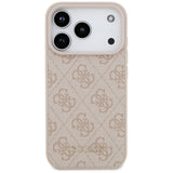 Husa de protectie Guess Hardcase 4G compatibil cu iPhone 17 Pro, Roz