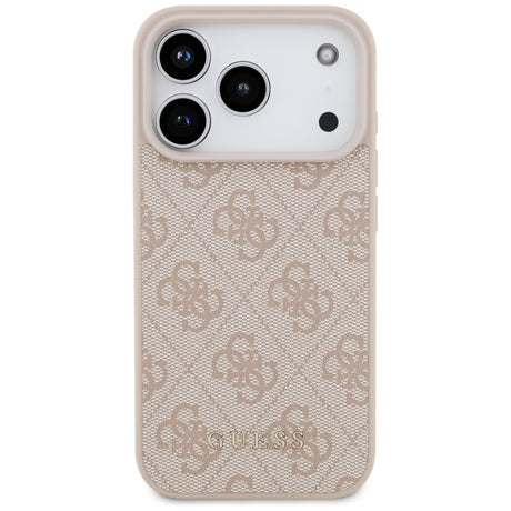 Husa de protectie Guess Hardcase 4G compatibil cu iPhone 17 Pro, Roz