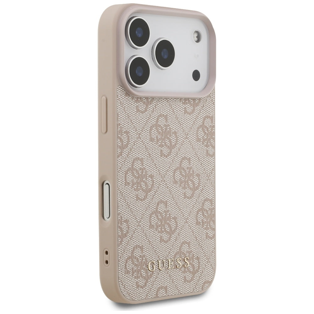 Husa de protectie Guess Hardcase 4G compatibil cu iPhone 17 Pro, Roz