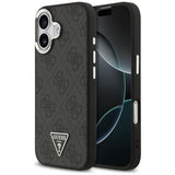 Husa de protectie Guess Hardcase 4G Triangle Logo MagSafe (GUHMP17SP4TSRCMK) compatibil cu iPhone 17, Negru