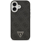 Husa de protectie Guess Hardcase 4G Triangle Logo MagSafe (GUHMP17SP4TSRCMK) compatibil cu iPhone 17, Negru