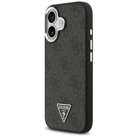 Husa de protectie Guess Hardcase 4G Triangle Logo MagSafe (GUHMP17SP4TSRCMK) compatibil cu iPhone 17, Negru
