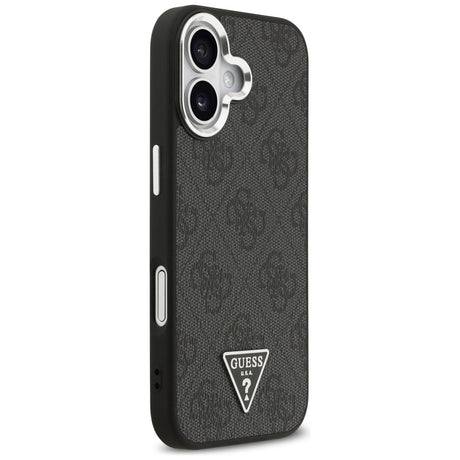 Husa de protectie Guess Hardcase 4G Triangle Logo MagSafe (GUHMP17SP4TSRCMK) compatibil cu iPhone 17, Negru