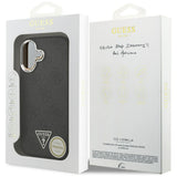 Husa de protectie Guess Hardcase 4G Triangle Logo MagSafe (GUHMP17SP4TSRCMK) compatibil cu iPhone 17, Negru