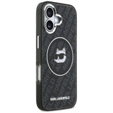 Husa de protectie Karl Lagerfeld IML MagSafe (KLHMP17SHMKBCHOK) compatibil cu iPhone 17, Negru Choupette`S Head