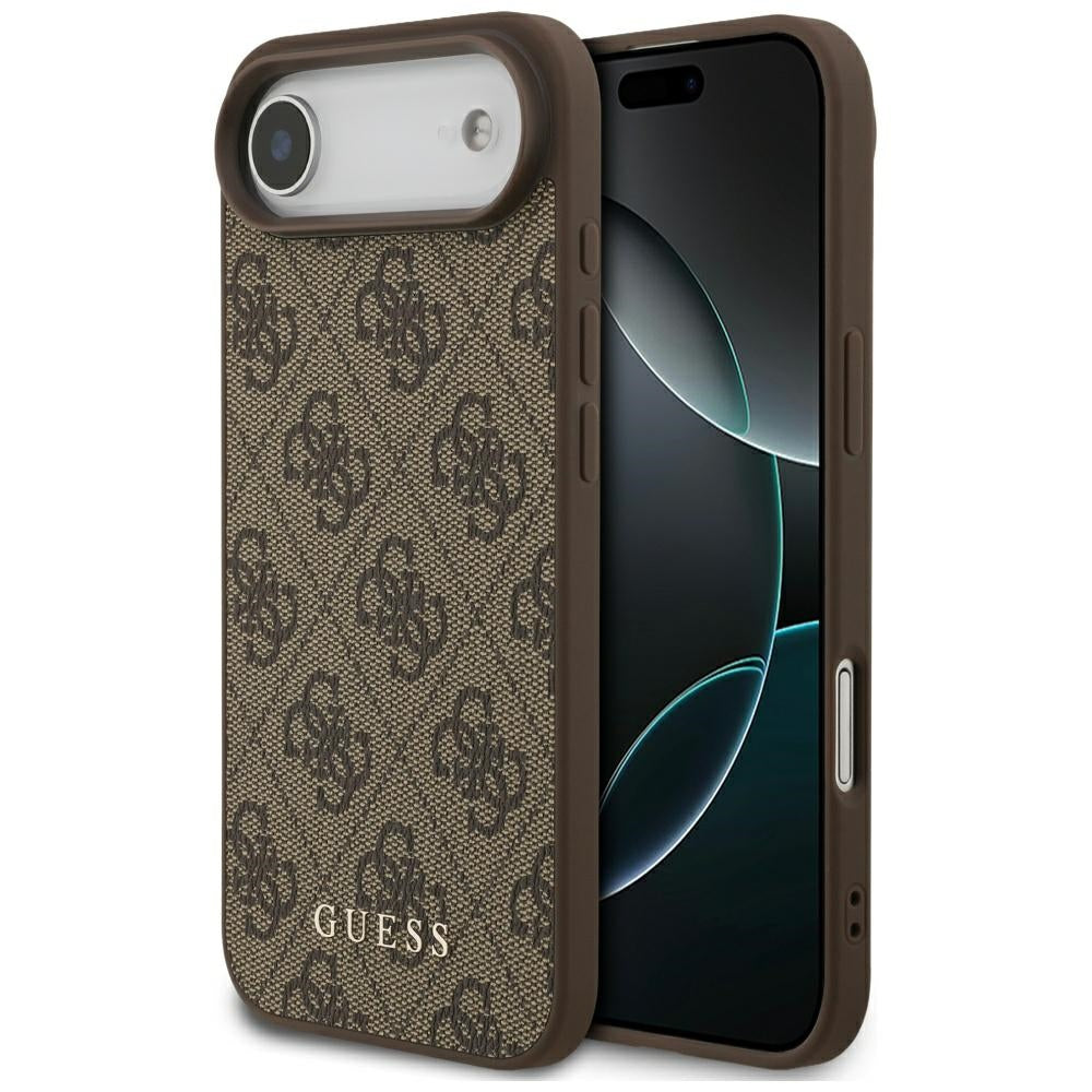 Husa de protectie Guess Hardcase 4G Classic (GUHCP17MG4GFBR) compatibil cu iPhone 17 Air, Maro