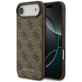Husa de protectie Guess Hardcase 4G Classic (GUHCP17MG4GFBR) compatibil cu iPhone 17 Air, Maro