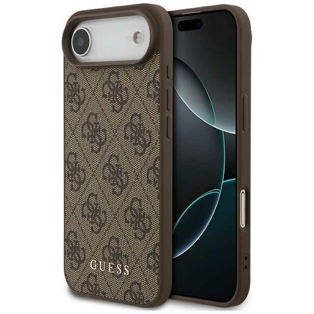 Husa de protectie Guess Hardcase 4G Classic (GUHCP17MG4GFBR) compatibil cu iPhone 17 Air, Maro