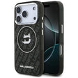 Husa de protectie Karl Lagerfeld IML MagSafe (KLHMP17LHMKBCHOK) compatibil cu iPhone 17 Pro, Negru Choupette`S Head