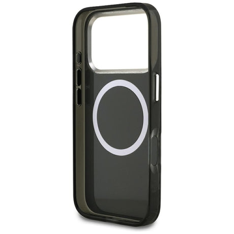 Husa de protectie Karl Lagerfeld IML MagSafe (KLHMP17LHMKBCHOK) compatibil cu iPhone 17 Pro, Negru Choupette`S Head