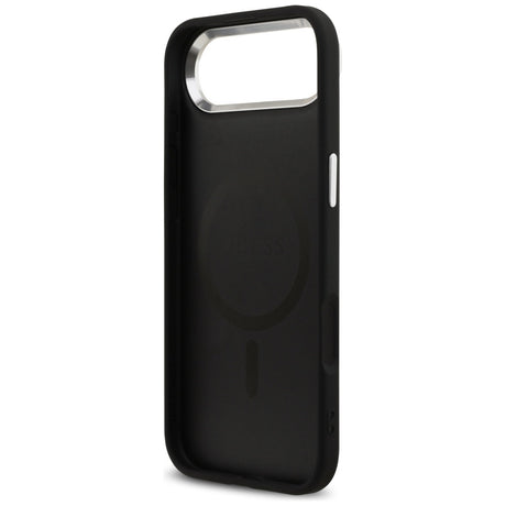 Husa de protectie Guess Hardcase 4G Classic Logo MagSafe (GUHMP17MP4GSSMCK) compatibil cu iPhone 17 Air, Negru